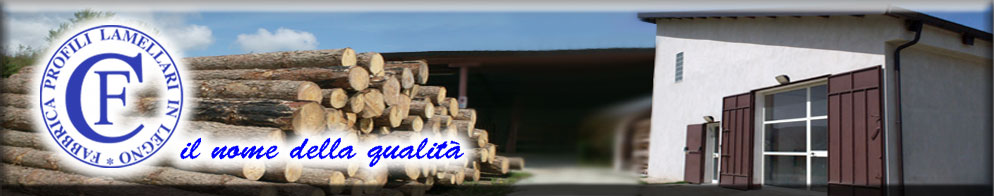 Falegnameria Profili lamellari in Legno